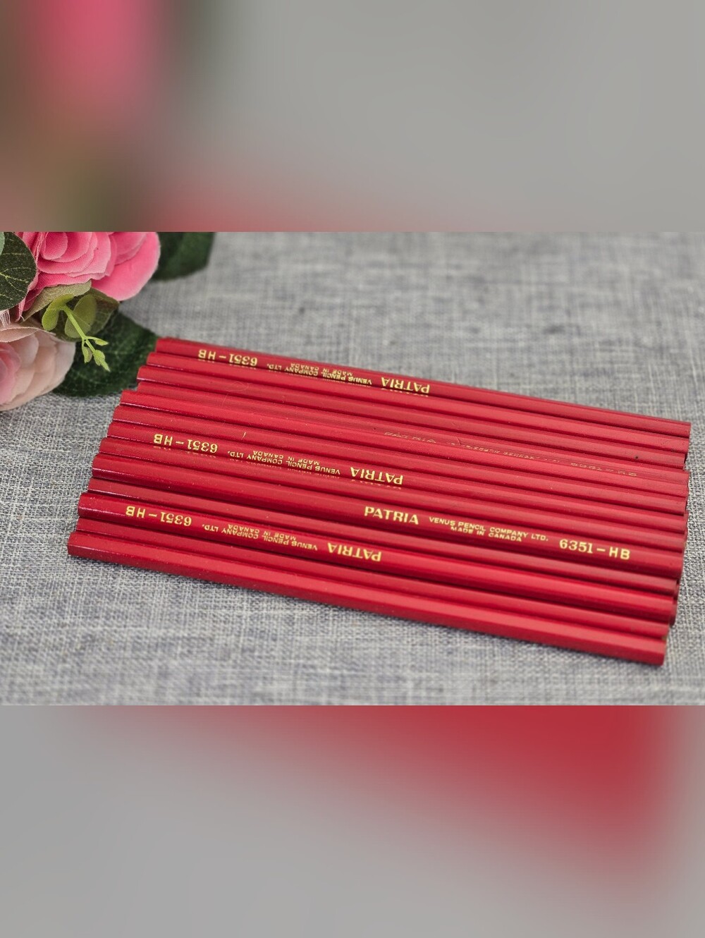 Vintage Patria Venus 6351-HB Pencils Made in Canada Bulk Lot of 29 NOS Unsharpen